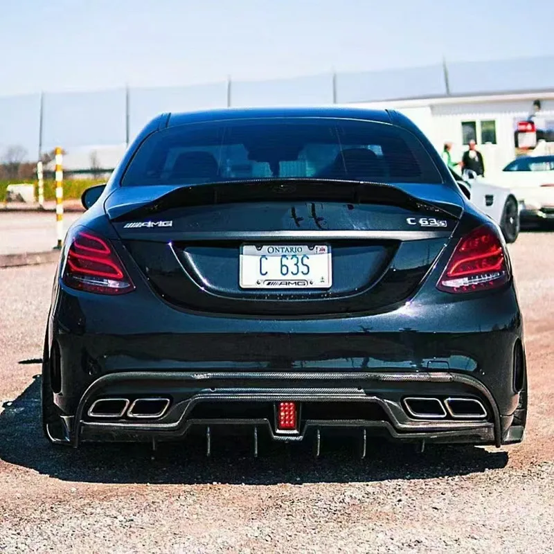 w205 C63S C63 C43 AMG 純正トランクスポイラー 純正色塗装 ABS製