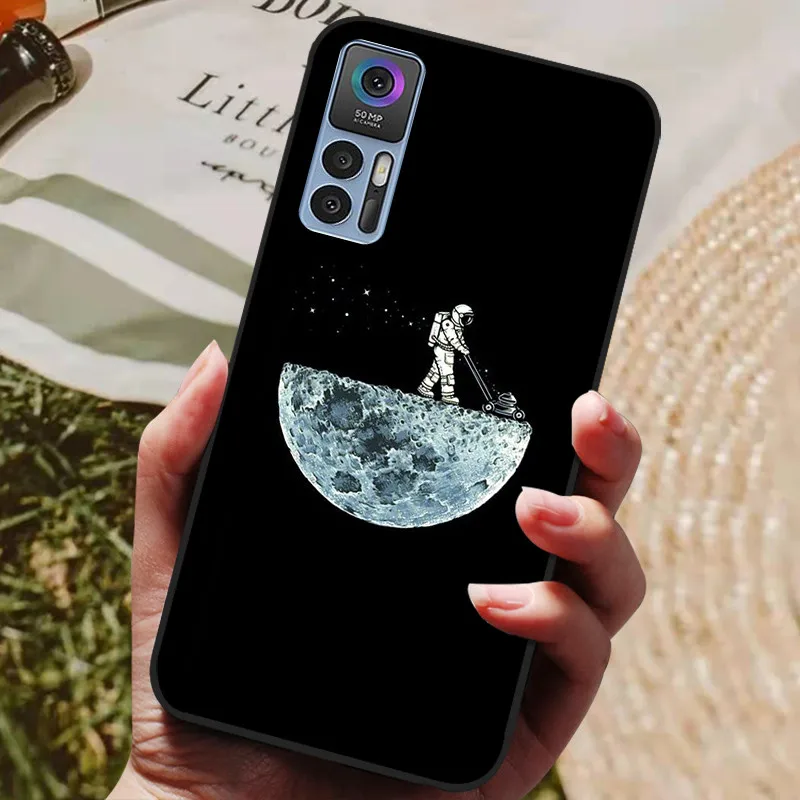 Wolf Lion Shockproof Black Silicone Phone Case Cover