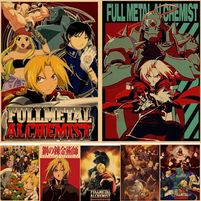 Fullmetal Alchemist Brotherhood All Characters New Poster Wall