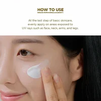 Crème apaisante et éclaircissante à la Centella de Madagascar coréenne & Crème solaire légère Air-Fit SPF30 PA++++ Protection solaire quotidienne Produits de soin de la peau 6