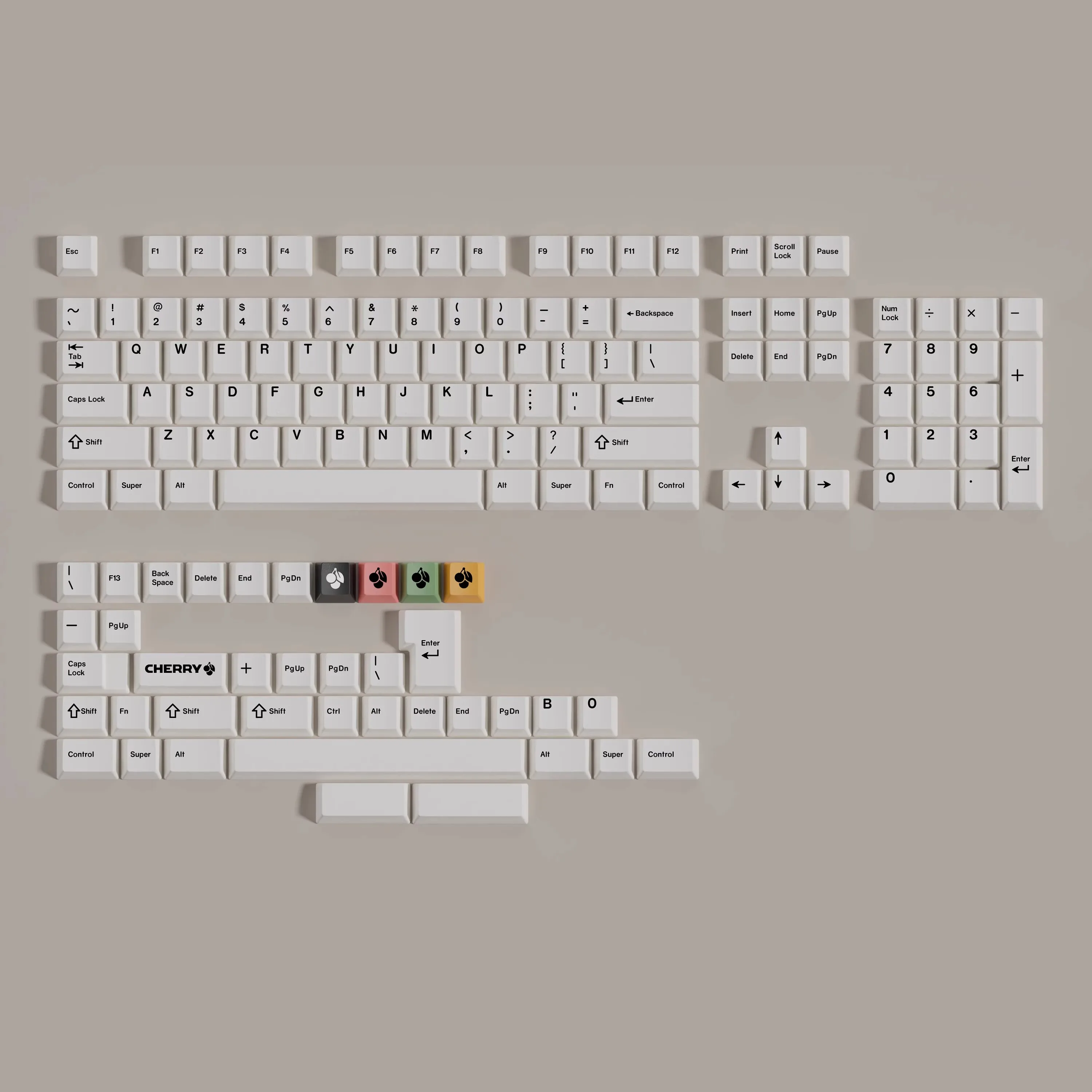 Alice Francês Azerty Keycaps Gmk Redful para Perfil Cereja Hebraico Coreano Keycap Grego Pbt Dye Subbed Keycap Conjunto Gmk Honra 2048 - Imagem 4