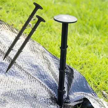 11/16/20/30cm Ground Nail Film Fixed Garden Pegs Greenhouse Film Weed Prevention Ground Cloth Sunshade Fly Net Plastic Fixed Peg