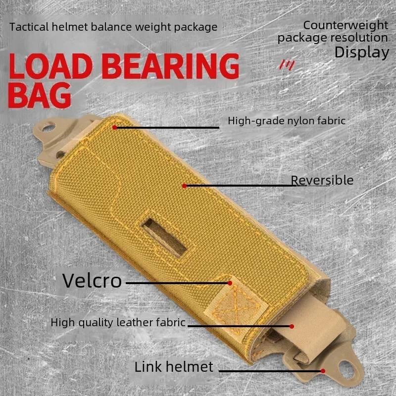 Tactical Helmet Counterbalance Weight Bag NVG Counterweight Pouch With Five Counter Blocks For Ops Fast Airsoft Paintball Helmet Bcp Item 13452409