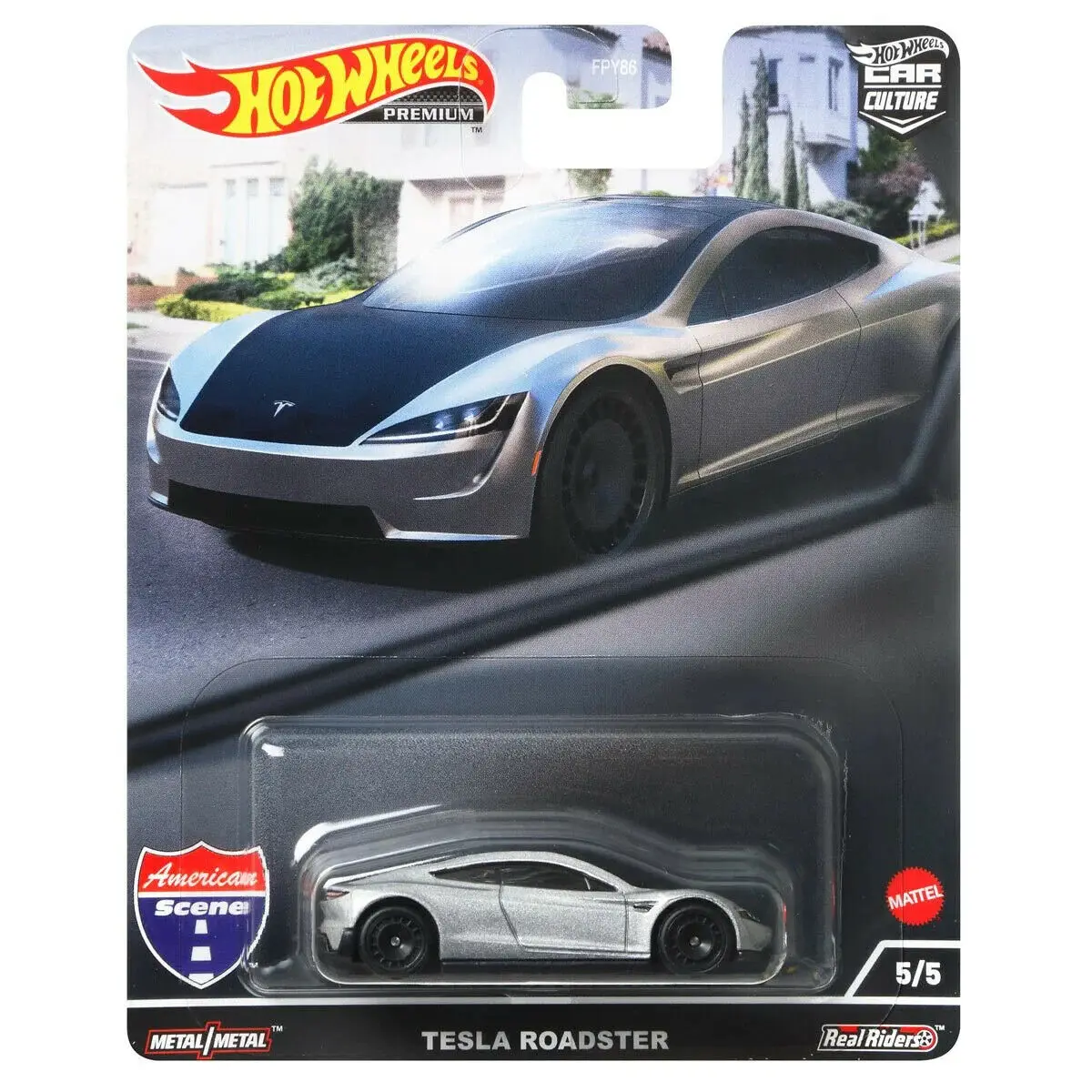 HOT WHEELS 1:64 Car Corvette C8.R 20 Dodge Charger Hellcat Tesla Roadster Ford Bronco R 69 Chevelle SS Culture American Scene - Image 5