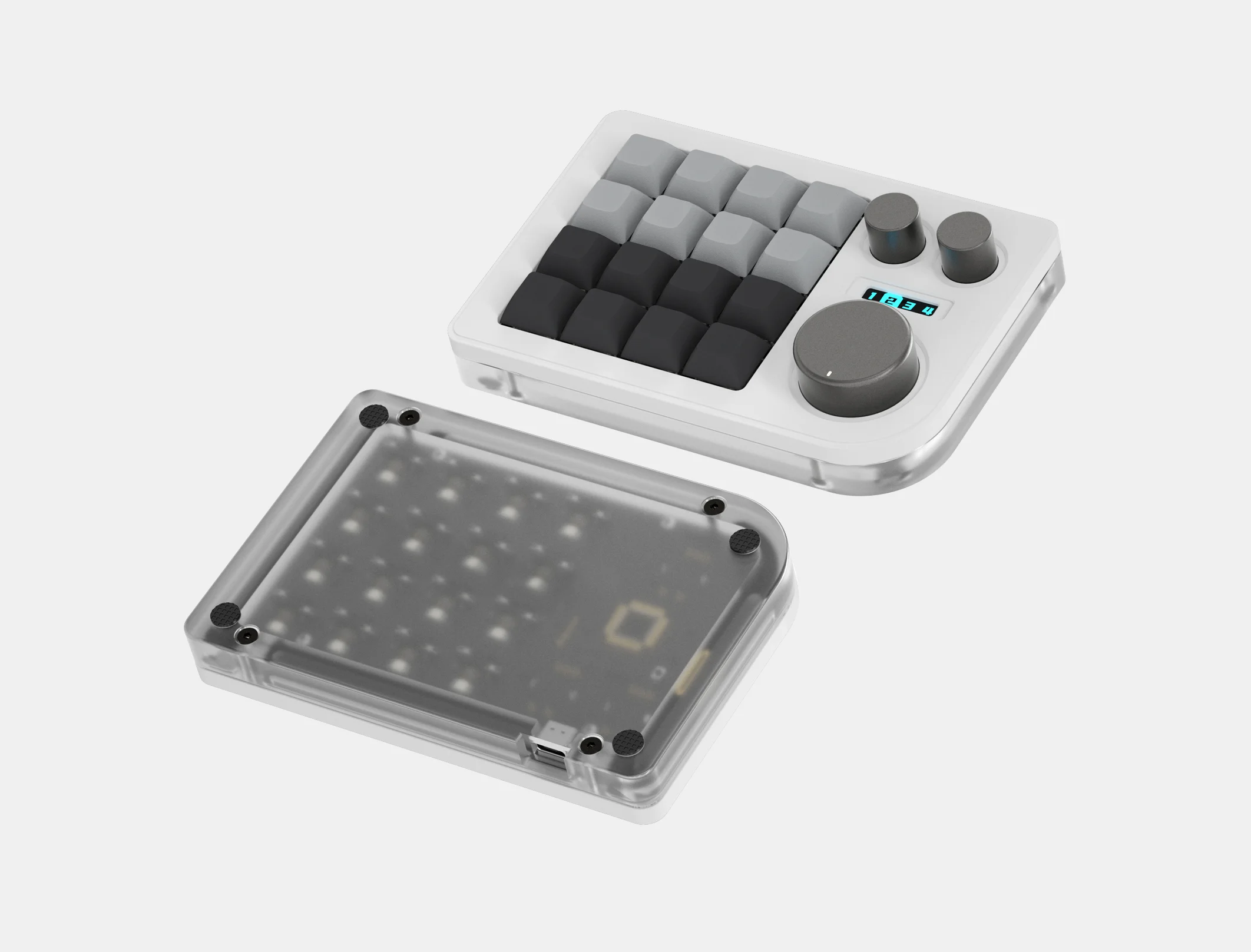 Doio megalodonトリプルノブマクロパッド、kb16 - AliExpress