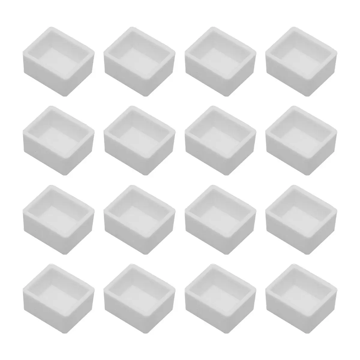 100Pcs 빈 수채화 팬 수제 수채화 그림 초보자를 위한 하프 사이즈 플라스틱 팔레트 전문가 재사용 가능