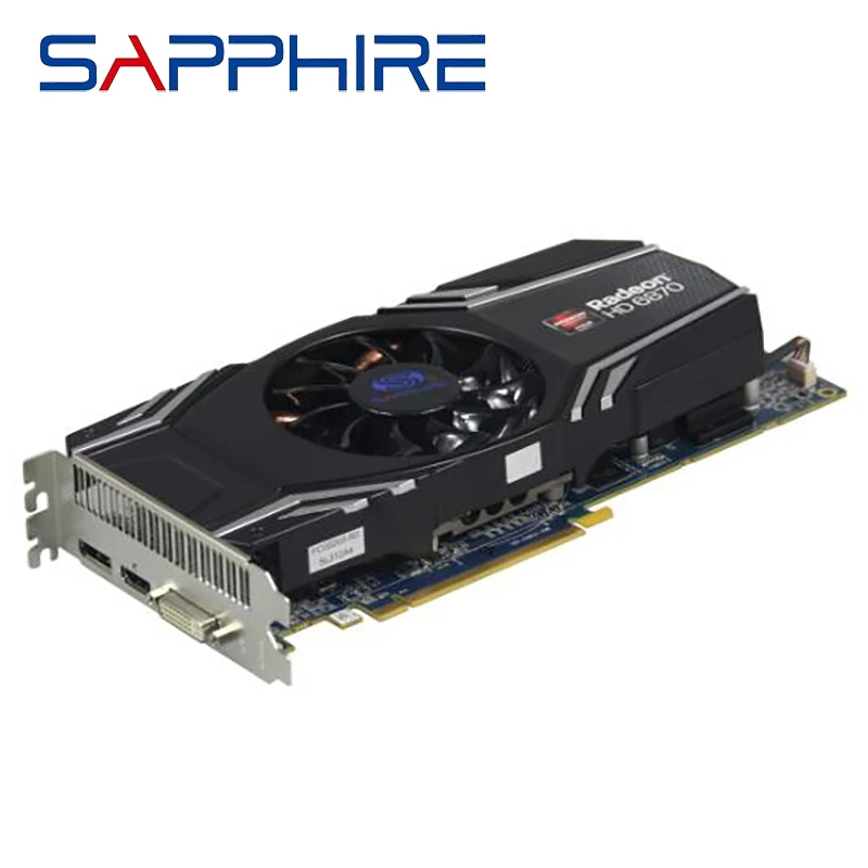 good pc graphics card Used SAPPHIRE HD 6870 1GB Graphics Cards GPU For AMD Radeon HD6870 1G GDDR5 Video 256 Bit Cards PC Computer Gaming  PCI-E DVI latest gpu for pc