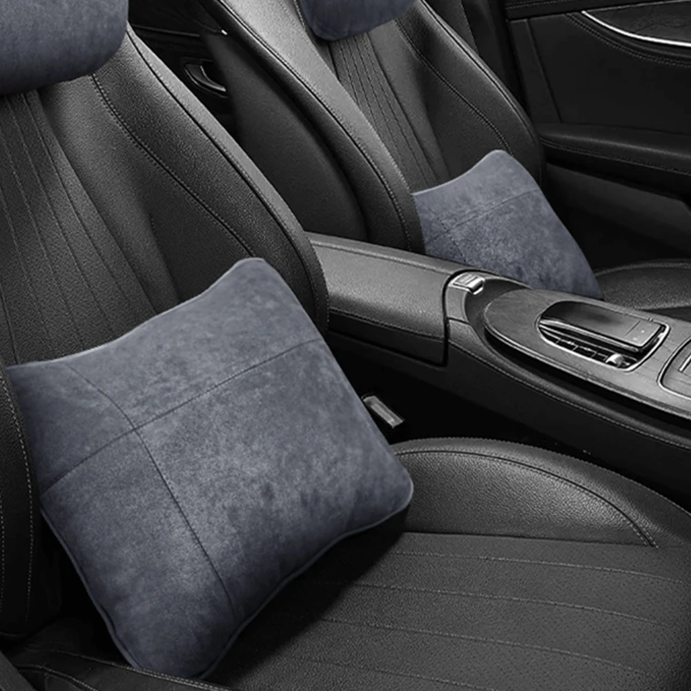 Car Lumbar Pillow Cushion Waist Support Backrest Neck Auto Accessorie