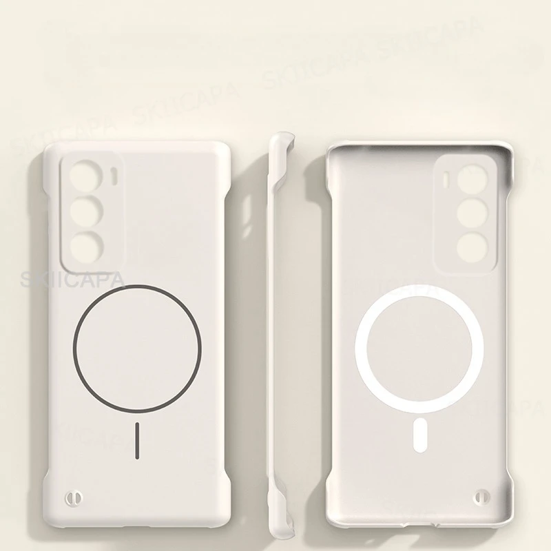 Sleek Frameless Magnetic Case with Matte Finish
