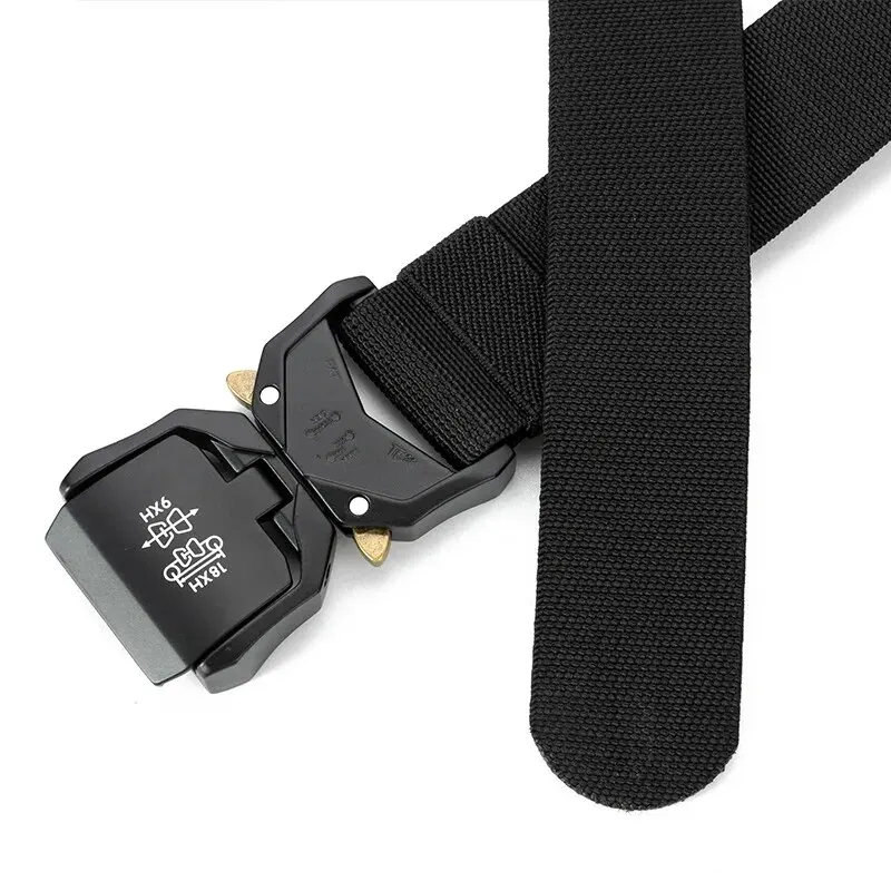Neue Taktische Gürtel Schnalle Quick Release Elastische Gürtel Casual Werkzeug Training Gürtel männer Hosen Gürtel – Detail 4