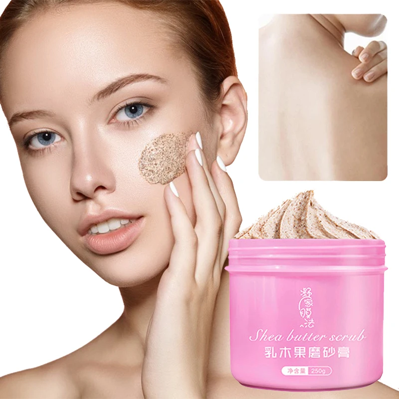 

Whitening Body Scrub Nourishing Moisturizing Brightening Exfoliating Dead Skin Chicken Skin Deep Cleansing Body Care 250g