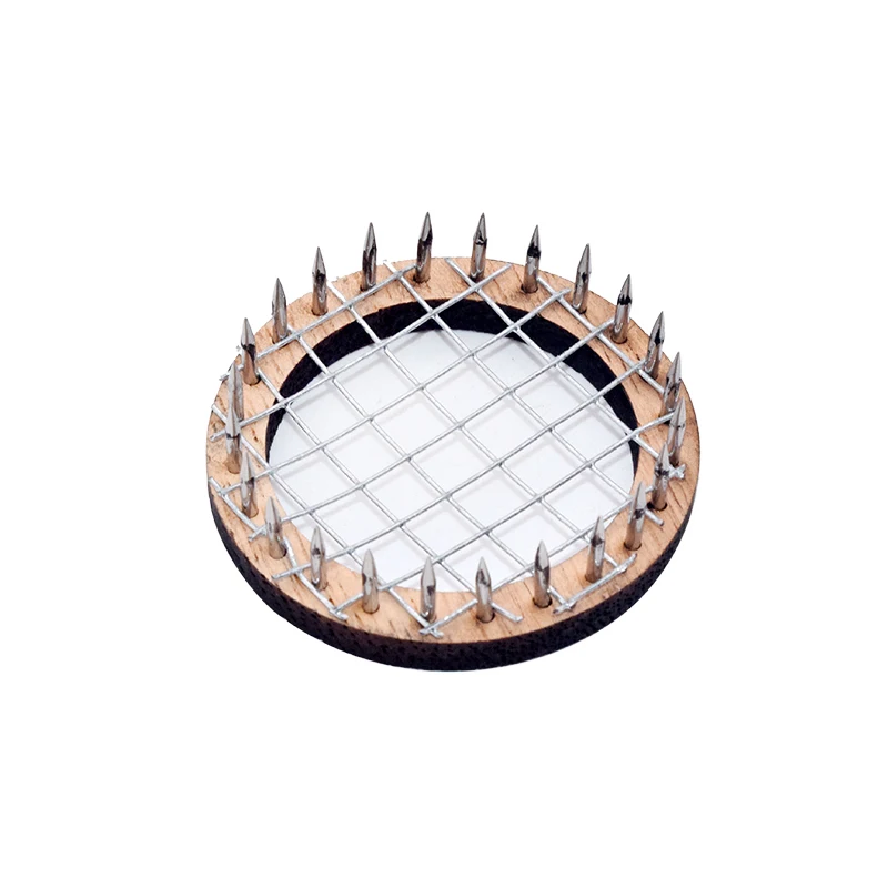 2PCS/Set Pure Handmade Round Push-In Queen Mark Cage Push-In Queen Marking Disc for Bee Marking Beekeeping Tool