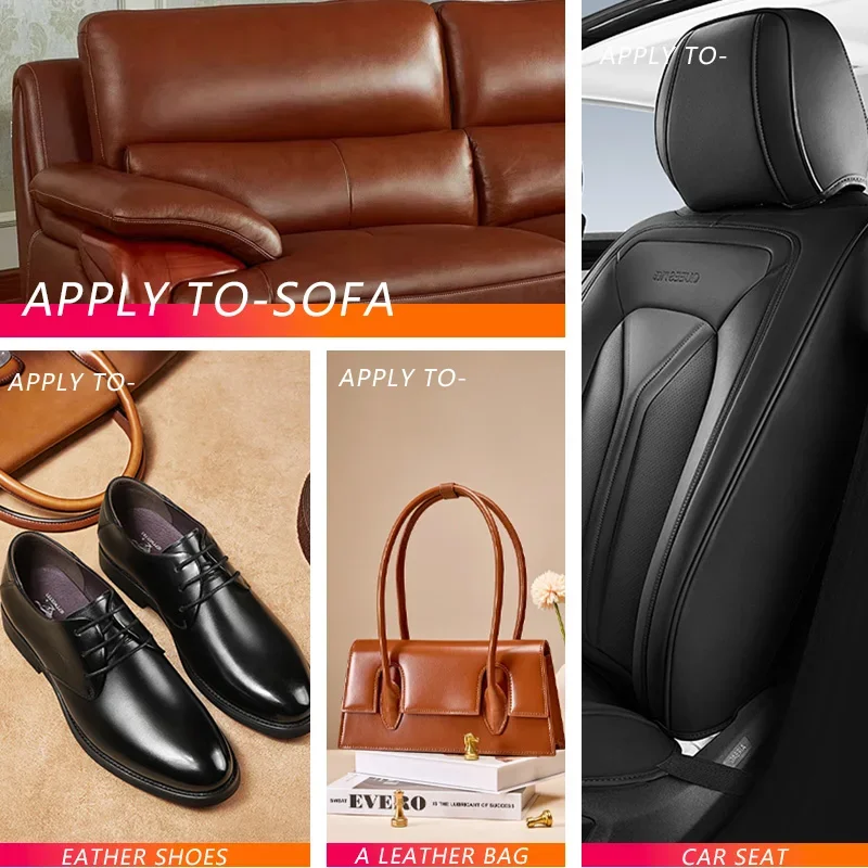 Leather cleaner Car Leather cleaning cream Seat maintenance Care oil Leather sofa Shoe restoration Cleaner car Interior polishing SIKEZHAN