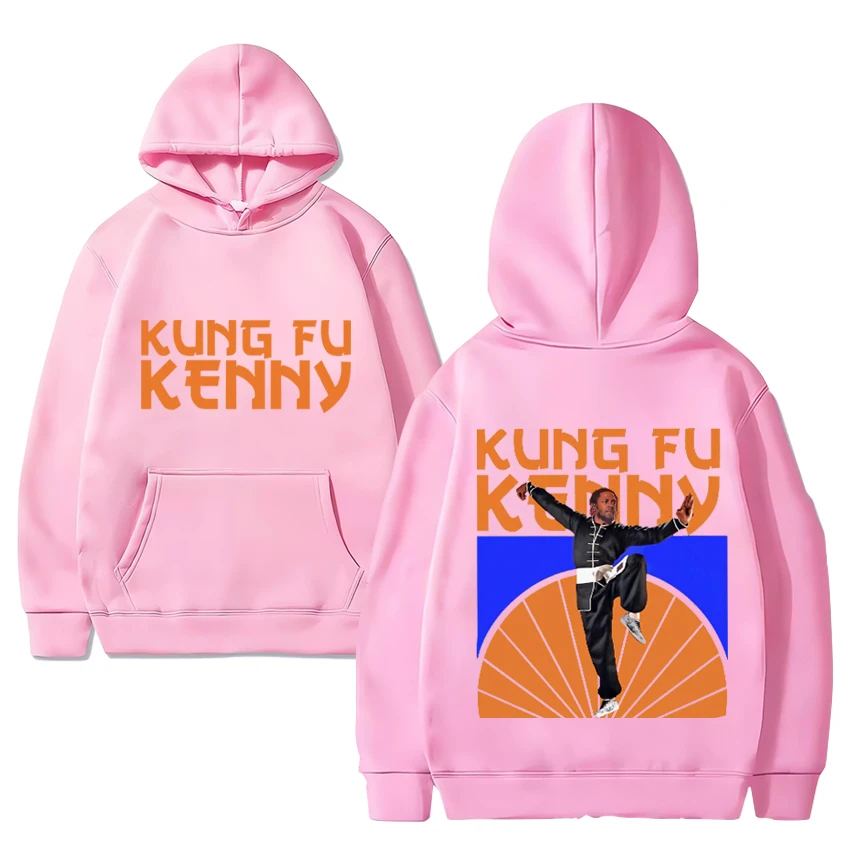 2024 vintage Kendrick Lamar Double Sided print Hoodie Unisex Hip Hop oversized streetwear Men Women Fleece Long sleeve pullover