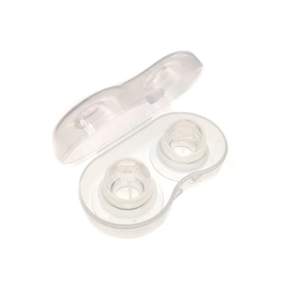 2 pcs/set Nipple Corrector for Flat Inverted Nipples Soft Silicone Nipple Aspirator Puller Niplette Treatment Redress