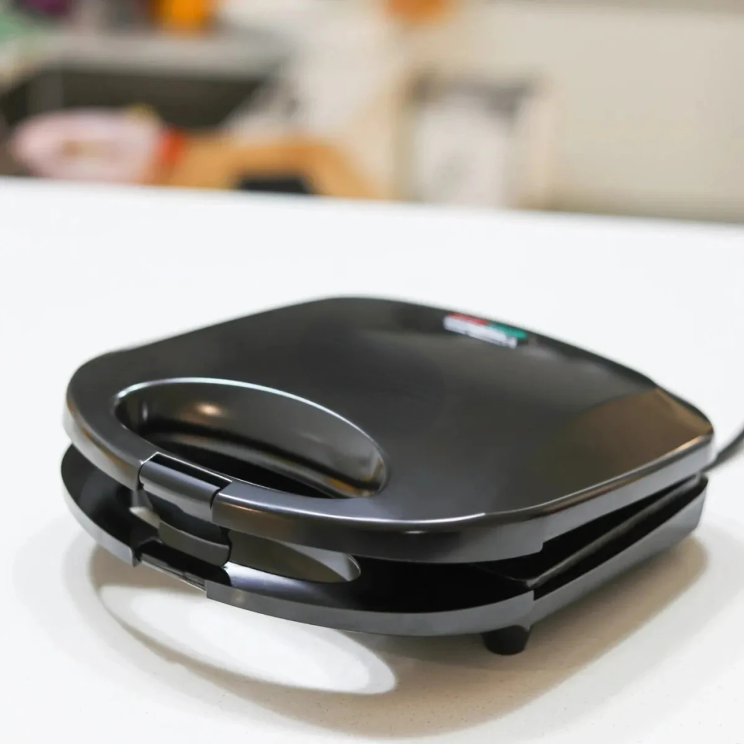 Electric Non-stick Panini Sandwich Maker Waffle Maker - 750W Efficient Cooking Kitchen Appliances for Delicious Breakfast 5