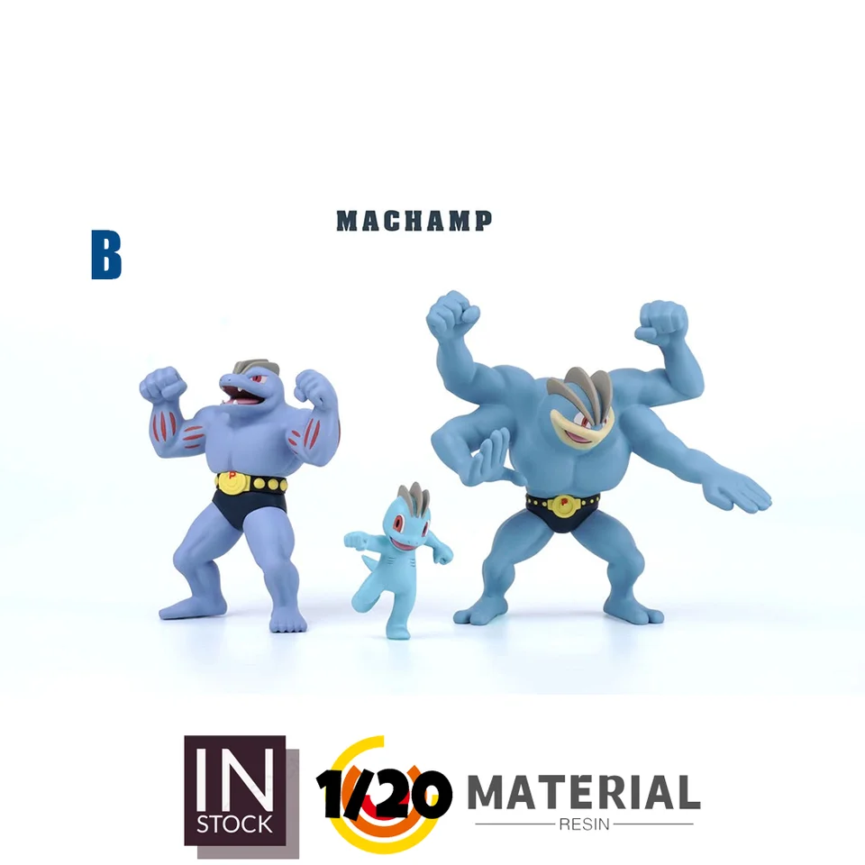 PREORDER] 1/20 Resin Figure [VS] Machop Machoke Machamp