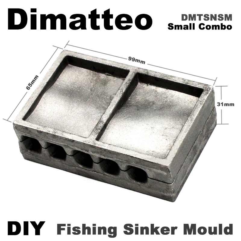 Dimatteo DIY Fishing Snapper Sinker Mould DMTSNSM/Small Combo Snapper  Sinker 28g 56g 84g 5 Cavities