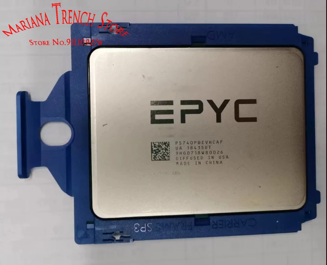 

Processor for EPYC 7401P 24 Cores 48 Threads Base Clock 2.0GHz Max.Boost Up to 3.0GHz L3 Cache 64MB TDP 155/170W