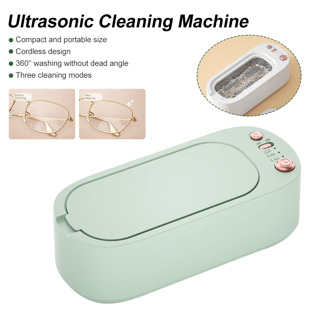 

Ultrasonic Jewelry Cleaner with 3 Digital Timer Ultrasonic Cleaning Machine for Jewelry Necklace Ring Eyeglasses Watch Razor