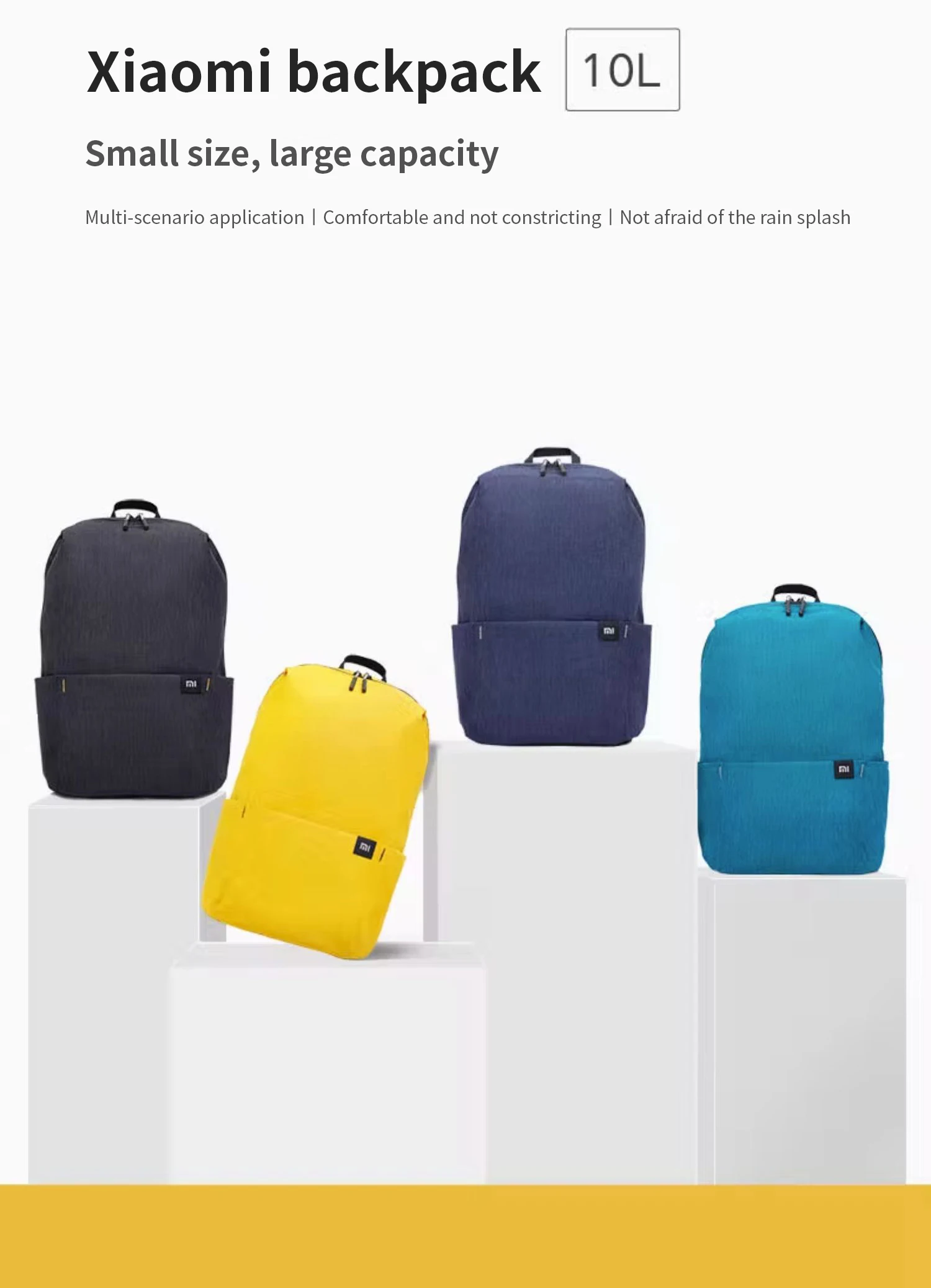 Xiaomi Colorful Backpack Options
