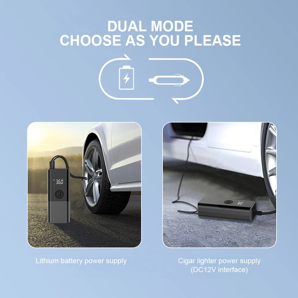 ������� �����ſ� ������ ���� ����, �ڵ��� Ÿ�̾� ��â��, �޴�� ���� ��������, LED ���÷���, 1500mAh, 150PSI, 12V