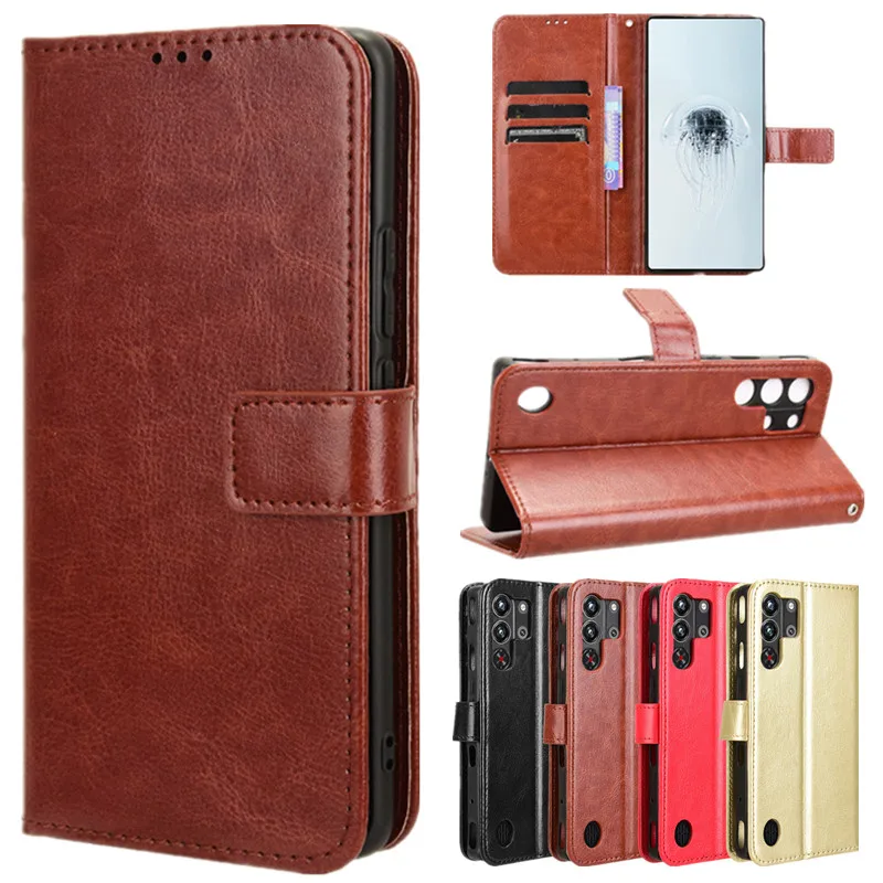 Premium Flip PU Leather Wallet Case with Card Slot & Kickstand - Protective Cover