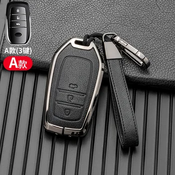 Portachiavi auto per Toyota Key cover per Chr Rav4 Auris Avensis Prius Aygo Camry Corolla Land Cruiser 200 Prado Crown Car key fob - Portachiavi auto per Toyota Key cover per Chr Rav4 Auris Avensis Prius Aygo Camry Corolla