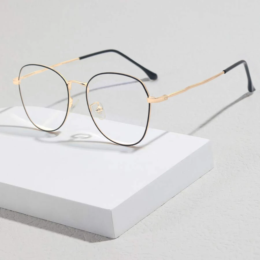 

Stylish Metal computer anti blue ray glasses frames Oversized Blue Light Blocking Eye Glasses Eyeglasses