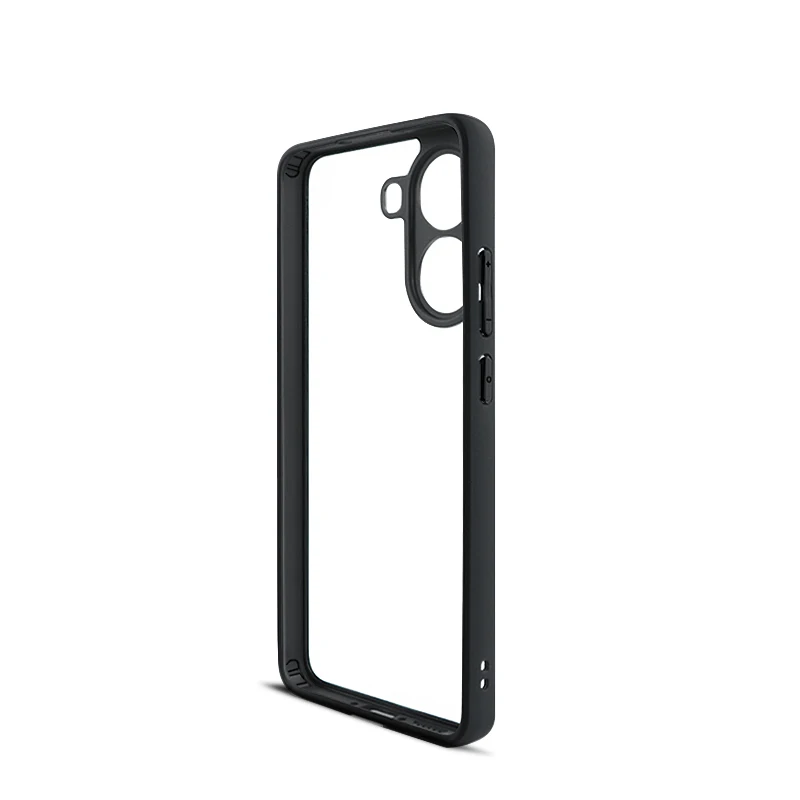 Transparent Luxury Black Frame Silicone Shockproof Protector Case