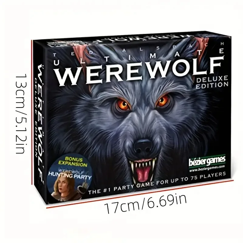 1 Box Ultimate Werewolf Deluxe Edition, Engaging Social Deduction, Fast-Paced Gameplay, Hidden Roles & Bluffing Party Board Game 2