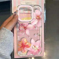 Pink Lily Flower Leopard Pattern Phone Case Cover - Realme 10 Pro 5G (TTK - 293TK27413A1)