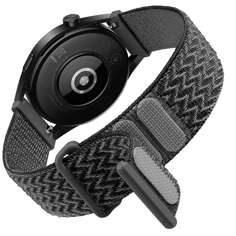 Bracelet de montre de sport en nylon pour Garmin Vivoactive 4, bracelet