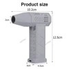 Mini Turbo Jet Fan 130000RPM Wind Speed 52m/s Brushless Motor Handheld Duct Fan High-Performance Cyclone Turbo Electric Blower 5