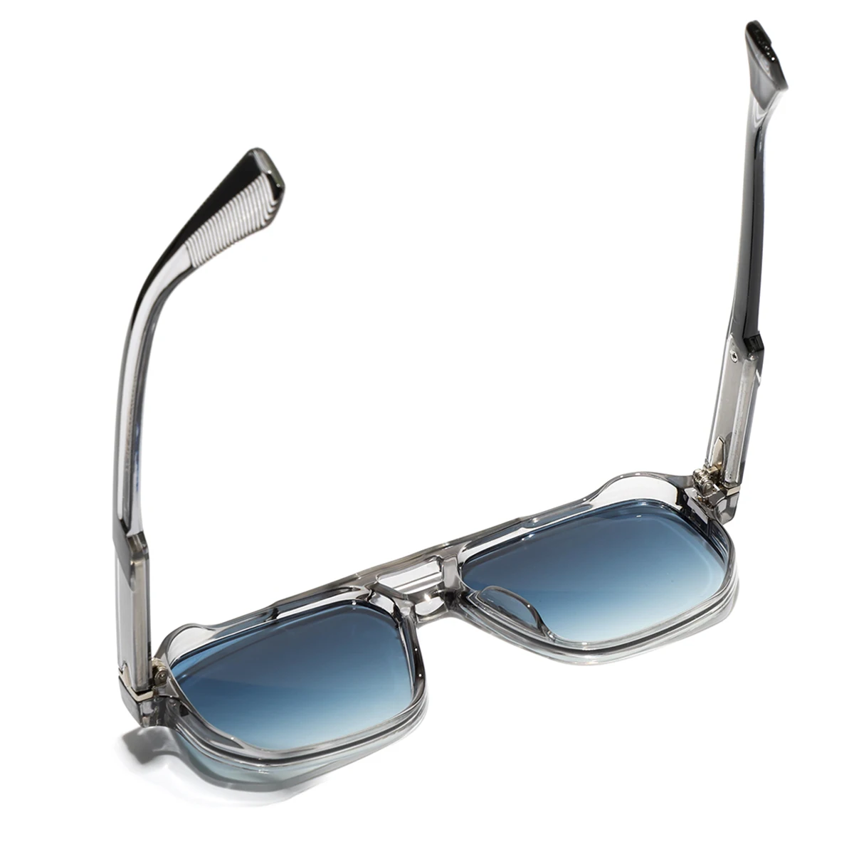 Vintage Transparent Frame Unisex Sunglasses with UV400 Protection – Luxury Designer Style