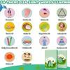 Little Dinosaur Learning Machine for Children, Talking Flash Card, English、Spanish、French Electronic Early Education Machine 5