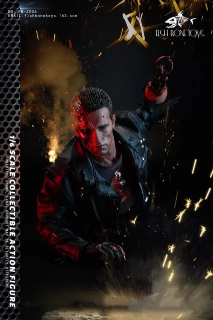 FISH BONETOYS FB-Z006 1/6 Male Soldier Battle Damaged Head 