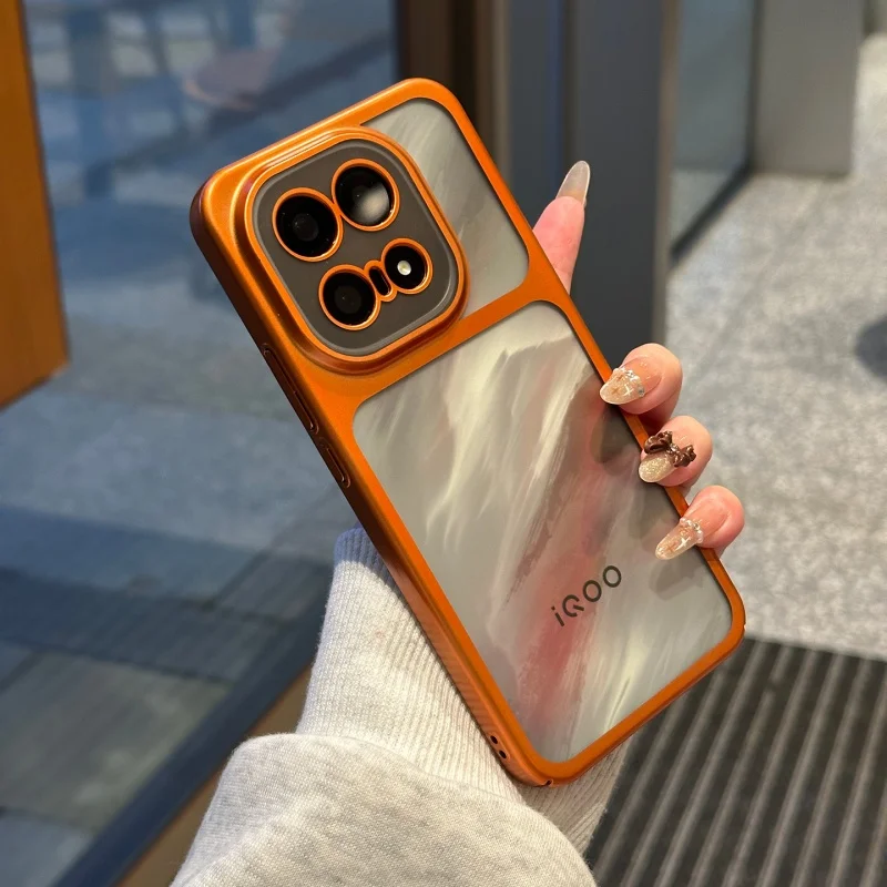 Matte Clear Shockproof Ultra Thin Phone Case with Glossy Skin Translucent Cover