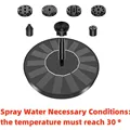 16cm Solar Fountain