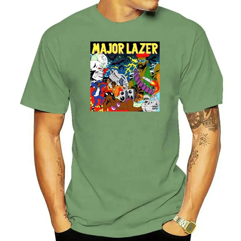 

Major Lazer Guns Dont Kill People Logo Black T-Shirt Size S M L XL 2XL 3XL