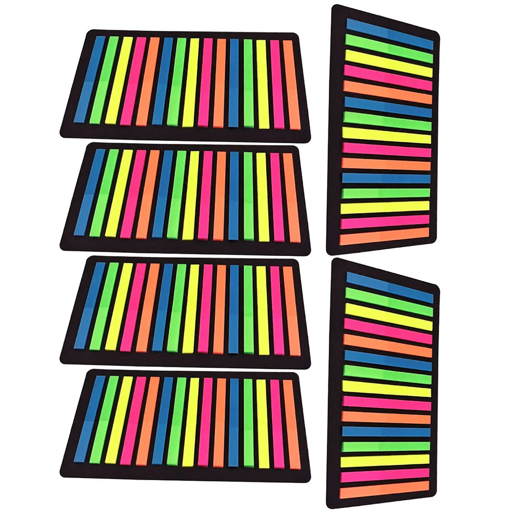 

Highlighter Strips Reading Fluorescent Sticky Notes Homesteading Books Mark Supply