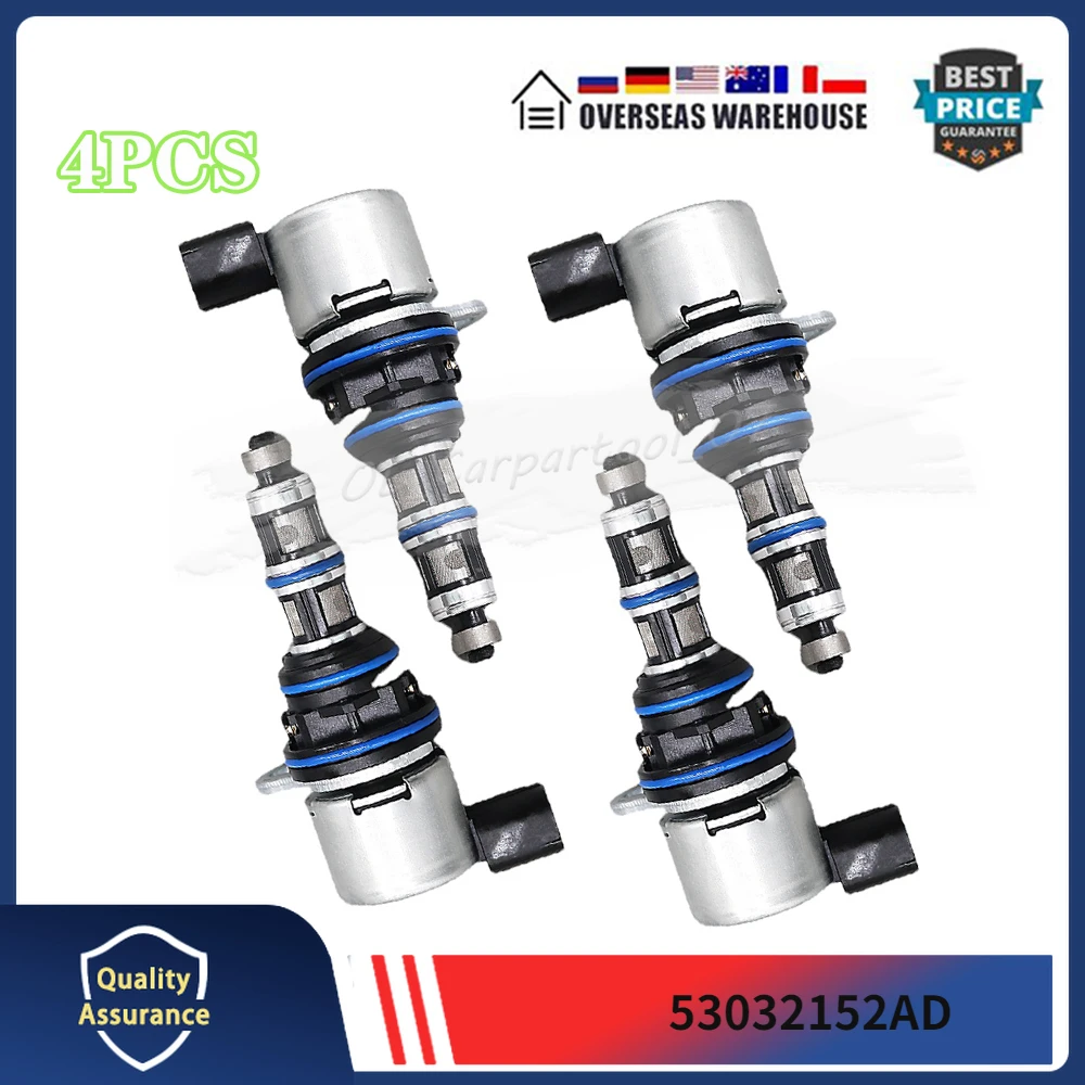 Набор из 4 соленоидных клапанов с несколькими двигателями 53032152AD для Jeep Grand Cherokee