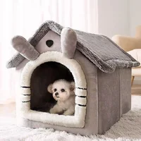 All Seasons Warm Washable Cat Dog House Indoor Soft Removable Cushion Pet Bed Kennel for Small Medium Pets Durable Pet Supplies 2