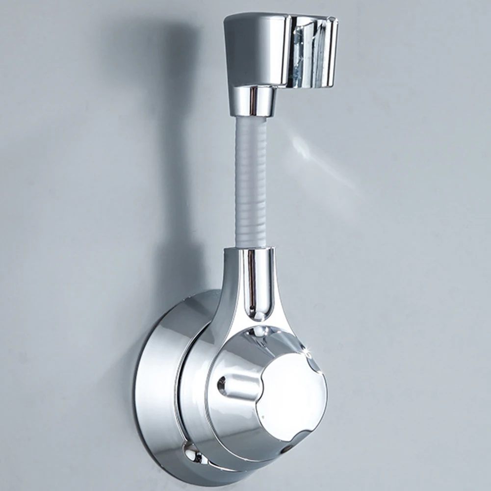 

Wall Mount Holder Shower Head Vacuum Suction ABS Adjustable Adsorption Bathroom For Most Shower Head Replacement