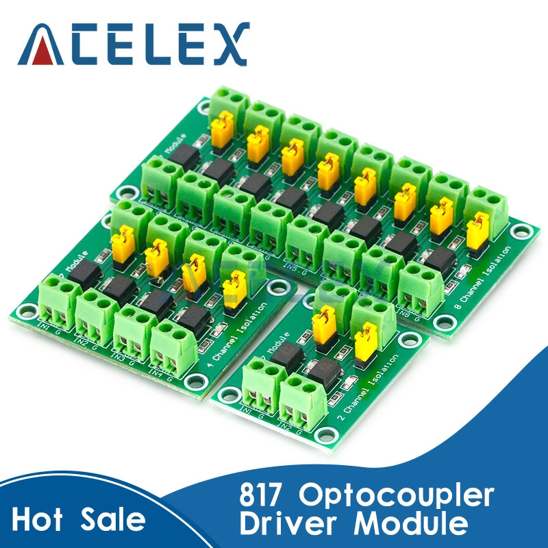 Pc817 4 Channel Optocoupler Isolation Module Voltage Optocoupler