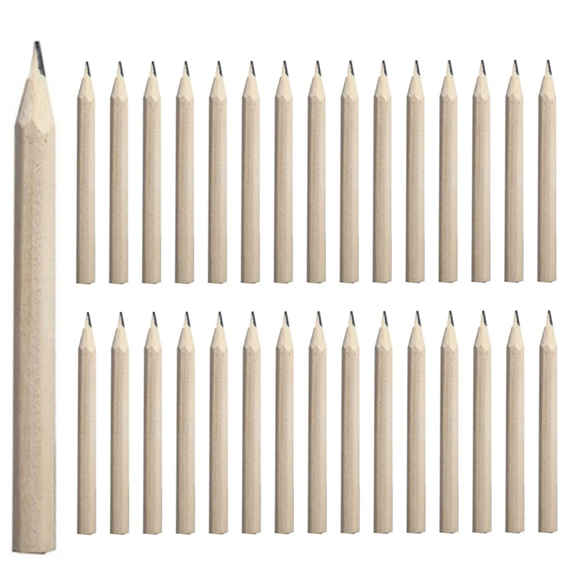 

300Pcs 3.5Inch Wood Pencil, Beginner Writing Pencil,Students Sketch Pencil Stationery,Hexangular A