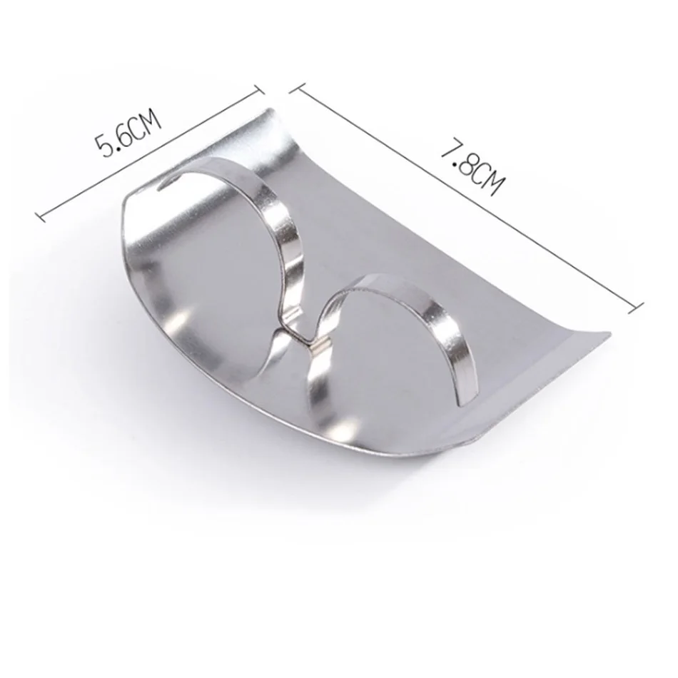 Stainless Steel Finger Protector Knife Slice Shield Kitchen Tool Vegetable Cutting Hand Single Finger Protector