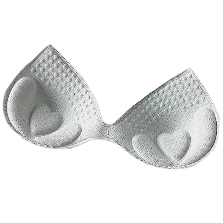 Women Thick Sponge Heart Bra Pads Push Up Breast Removable Bra Padding  Inserts Cups For Swimsuit