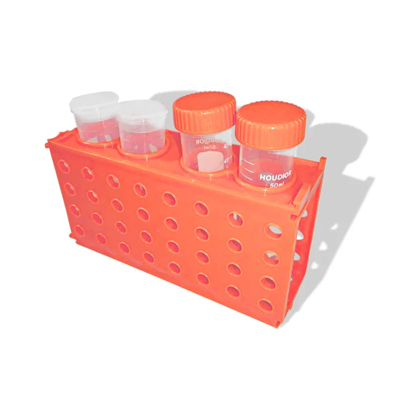 Laboratory Test Tube Rack Plastic Centrifuge Tubes Box for 10/15/50ml Centrifugal Tube