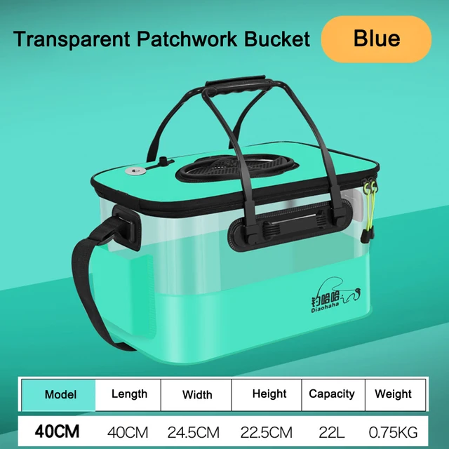 BISON 14L Insulated Collapsible Bait Bucket - Cool Bag With Zipped Lid For Fishing 7 thumbnail image